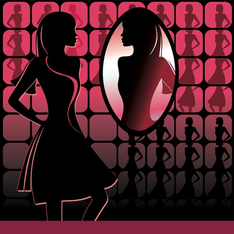 Reflection Of Beauty wallpaper mural