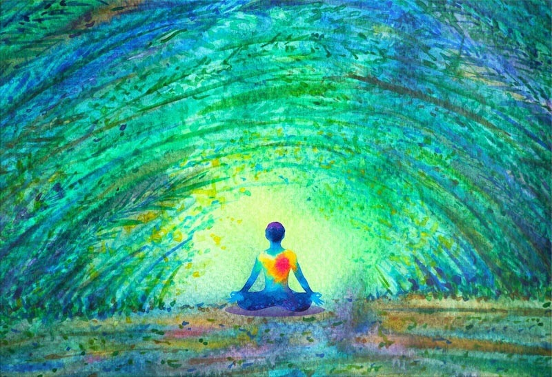 Yoga Bliss wallpaper mural