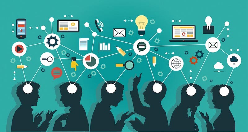 When Ideas Come Together wallpaper mural