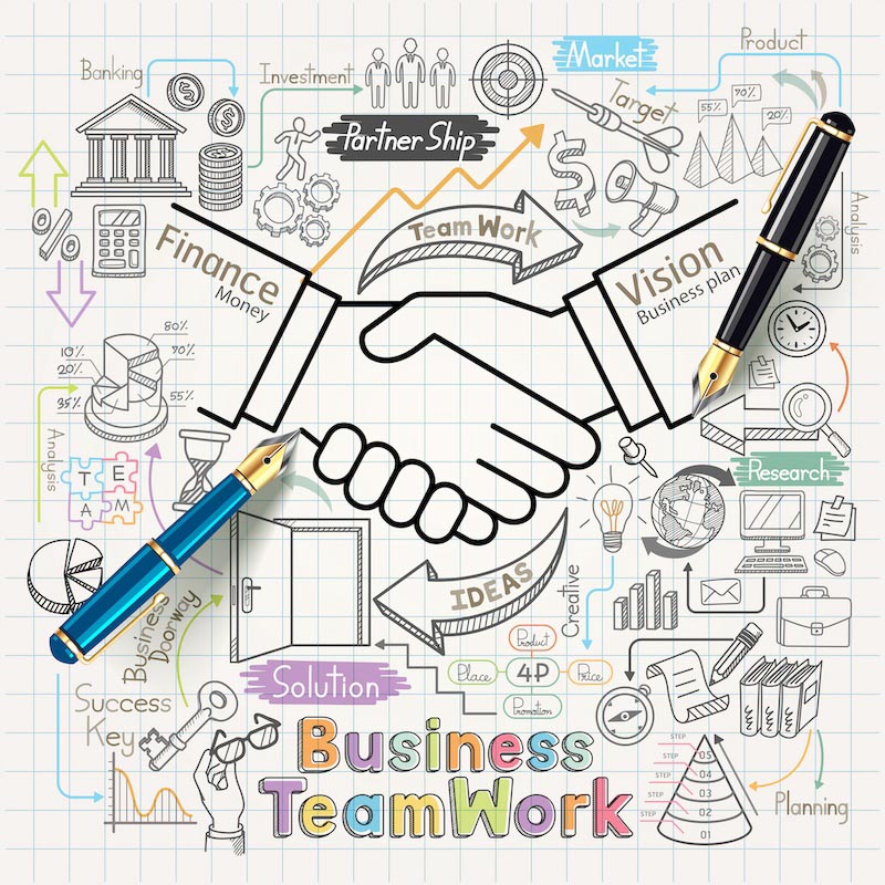 Team Vision And Profitability wallpaper mural