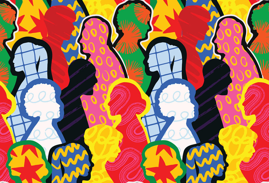 Diversity Poster wallpaper mural