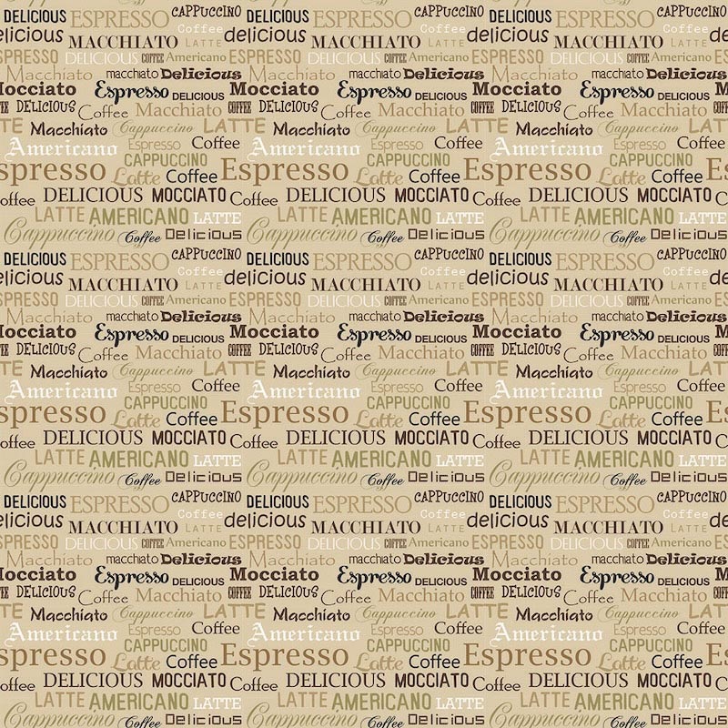 Coffee Name Template wallpaper mural