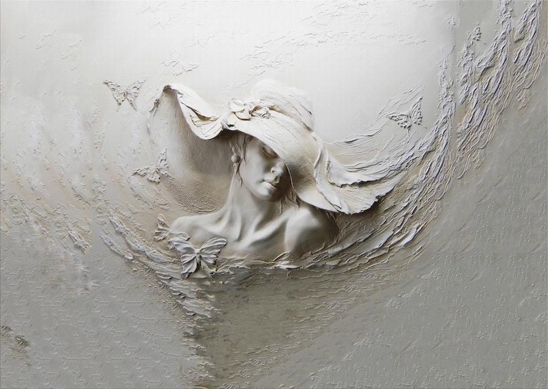 Wall Statue wallpaper mural