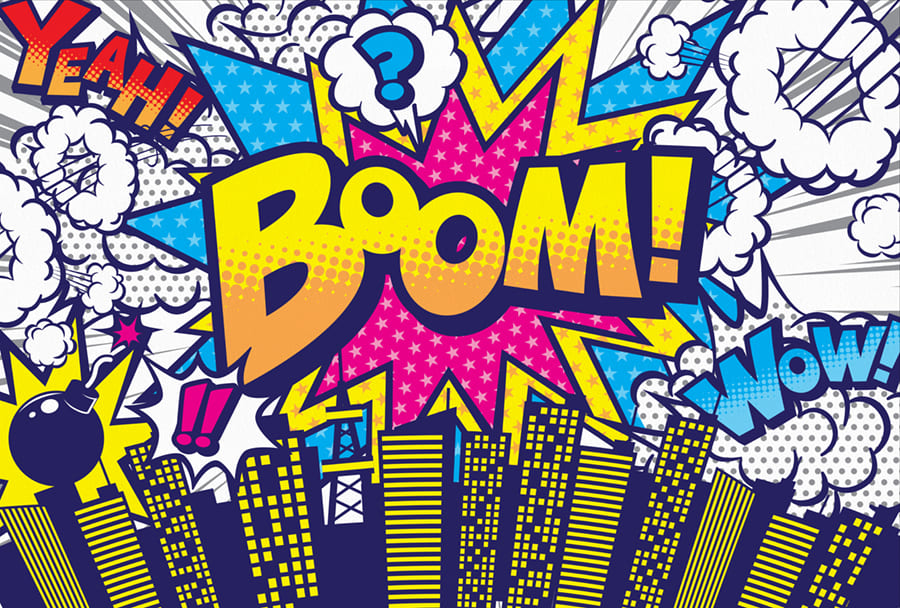 Pop Art Wall wallpaper mural