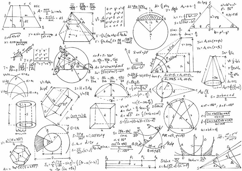 Geometry wallpaper mural