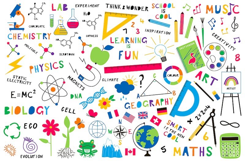 School Wall wallpaper mural