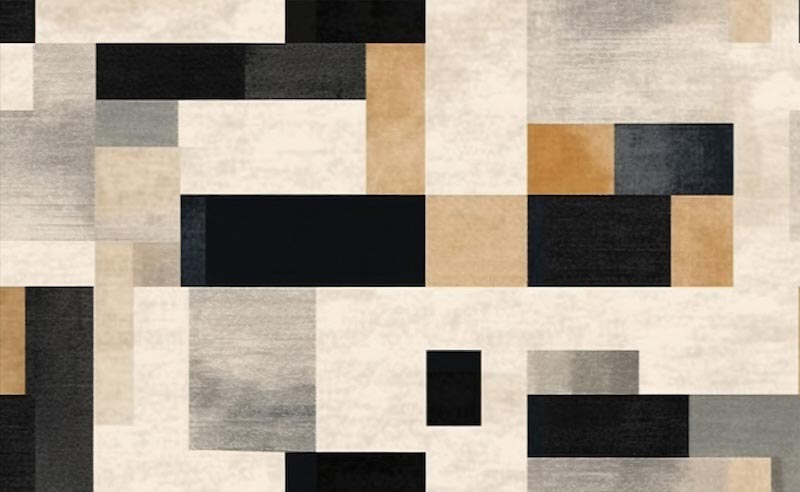 Modern Blocks Abstract Art wallpaper mural
