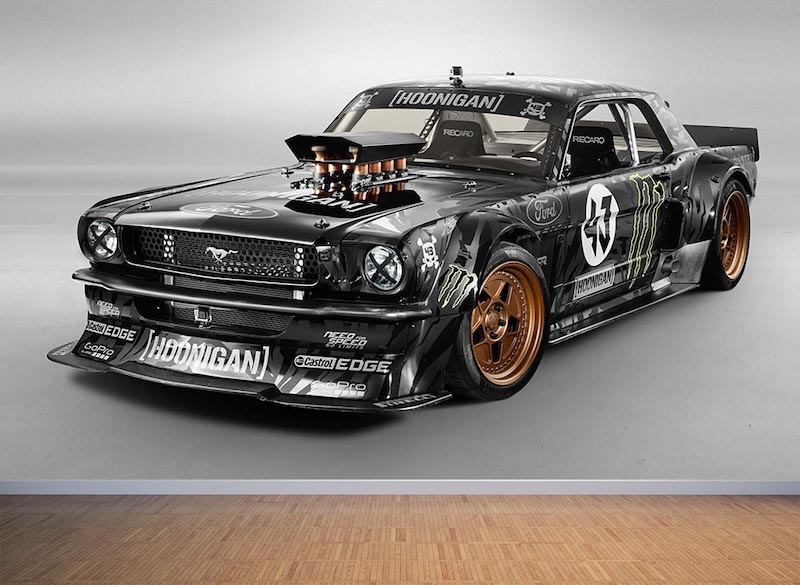 Classic 1965 Ford Mustang presented as a vintage automotive scene