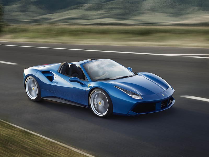 Ferrari 488 Spider wallpaper mural