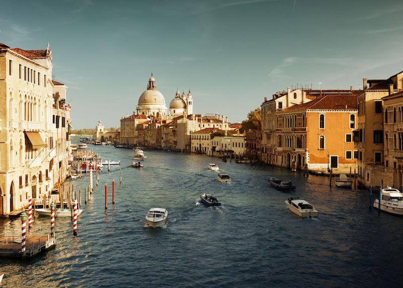 Venetian Canal wallpaper mural