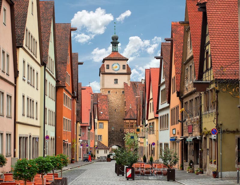 Rothenburg Streets wallpaper mural