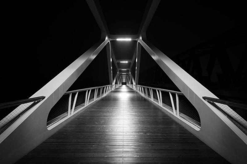 Mysterious Bridge wallpaper mural