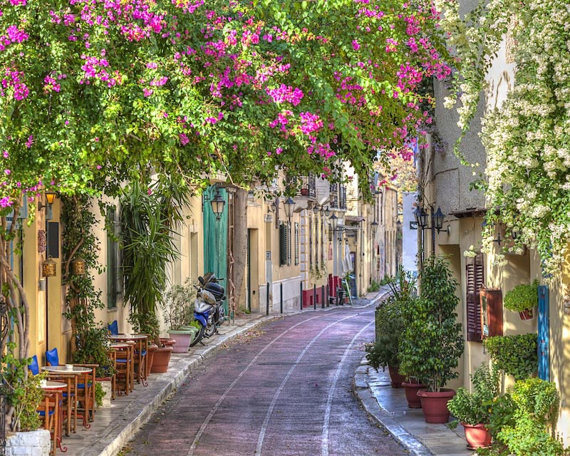 Quiet Street wallpaper mural