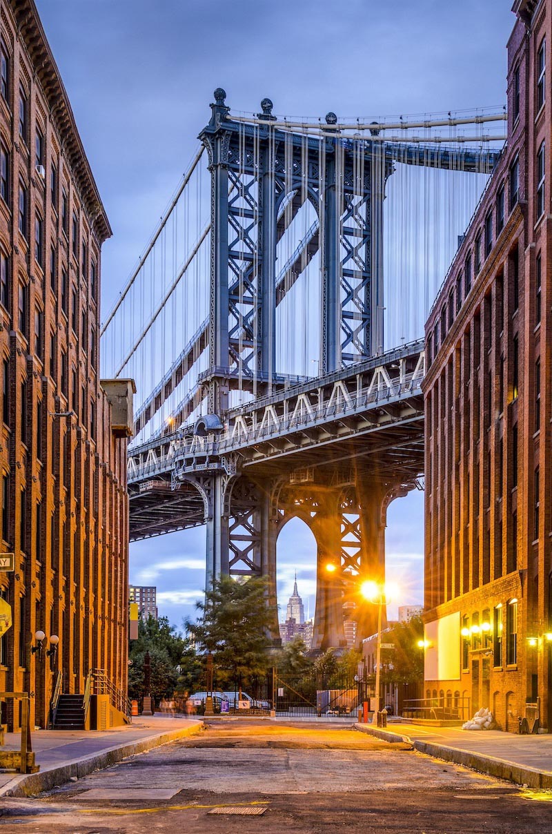 New York Bridge wallpaper mural