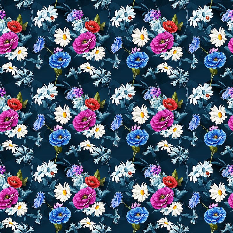 Blooming Flowers wallpaper mural