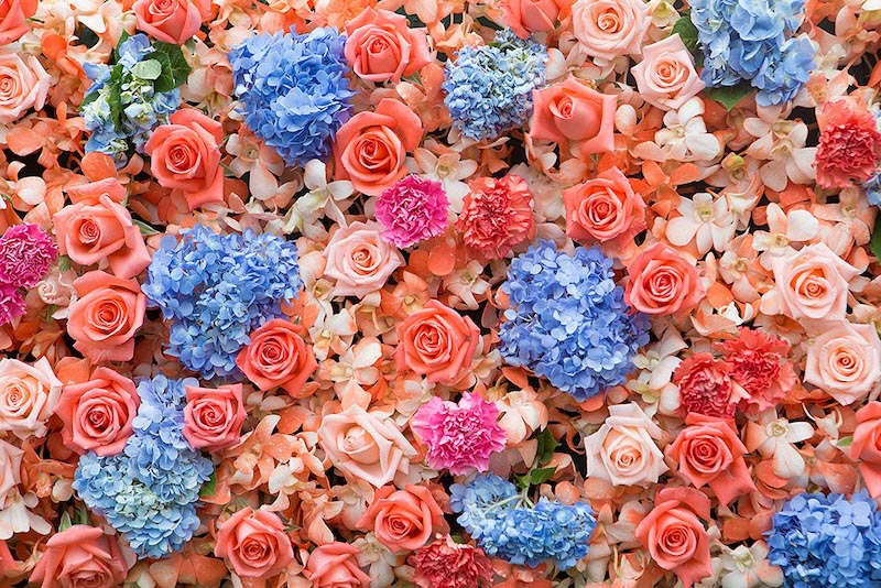 Wedding Flowers wallpaper mural