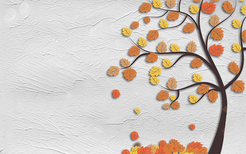 Autumn Art wallpaper mural