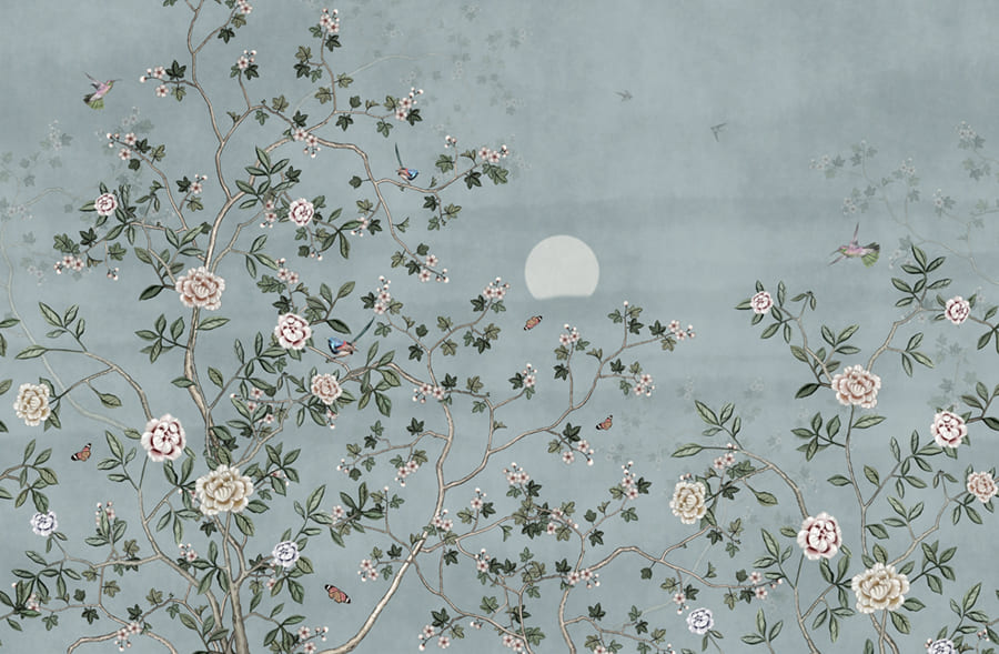 Chinoiserie Art wallpaper mural