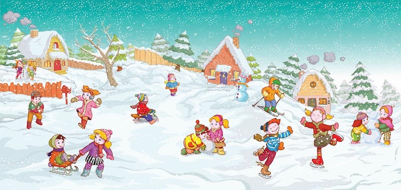 When The Snow Is Greasy wallpaper mural