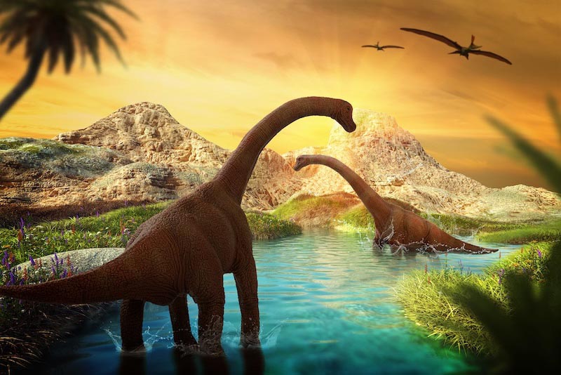 Age Of The Dinosaurs wallpaper mural