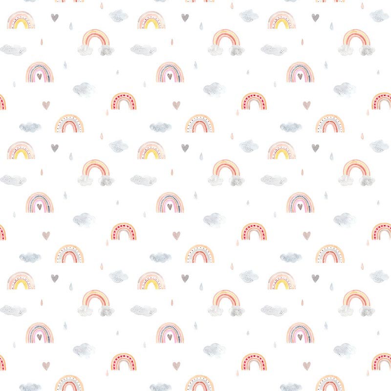 Rainbow Design wallpaper mural