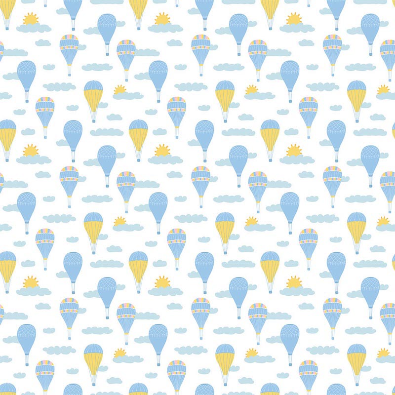 Blue Balloons In The Sky wallpaper mural