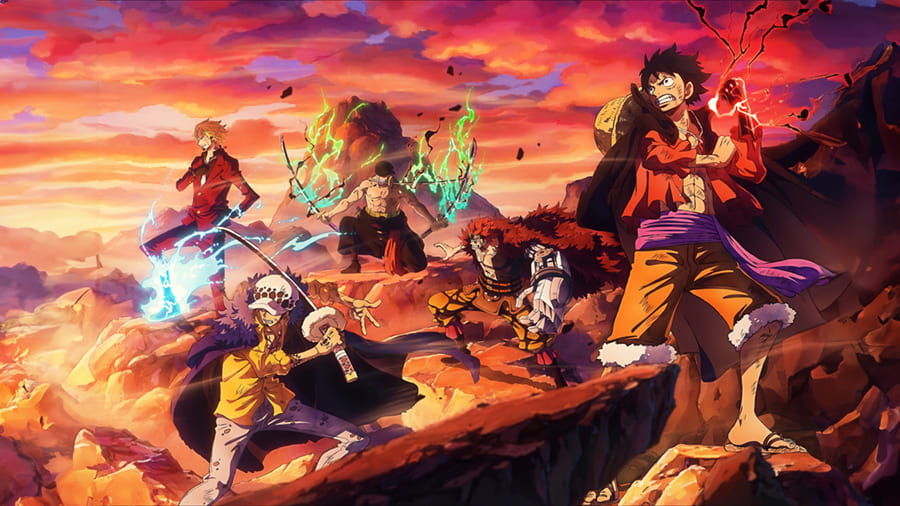 One Piece Anime wallpaper mural