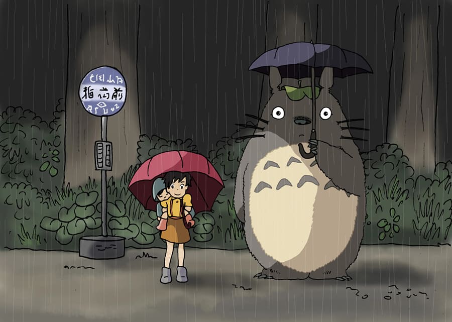My Neighbor Totoro wallpaper mural
