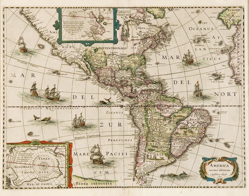 Old Map Of America wallpaper mural