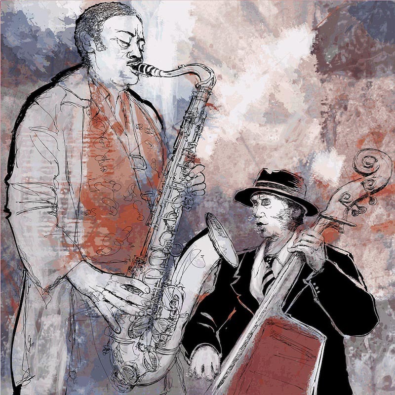 Jazz Music Basics wallpaper mural