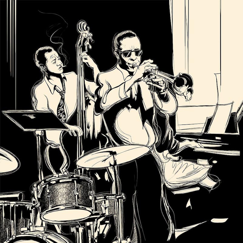 Jazz Period wallpaper mural