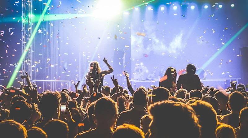 Crazy Concert wallpaper mural