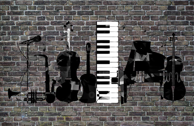 Music Is My Life wallpaper mural