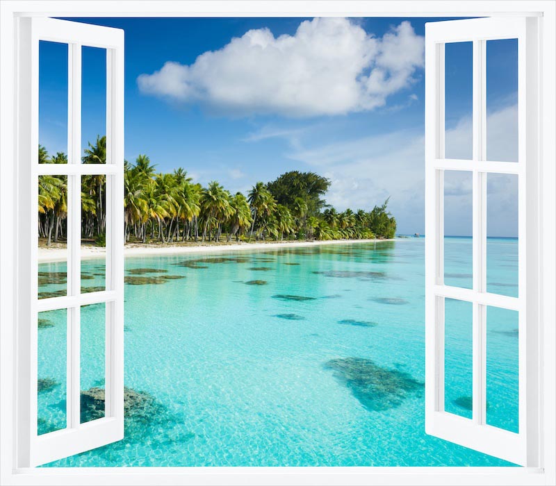 View Of My House wallpaper mural