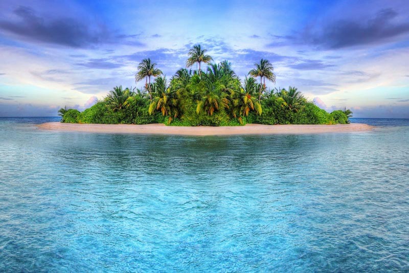 Island Paradise wallpaper mural