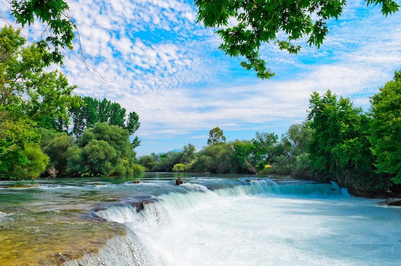 View Of The Manavgat Waterfall wallpaper mural