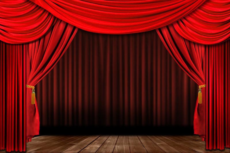 Theater Scene wallpaper mural