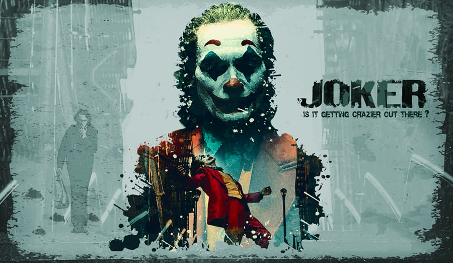 Joker wallpaper mural