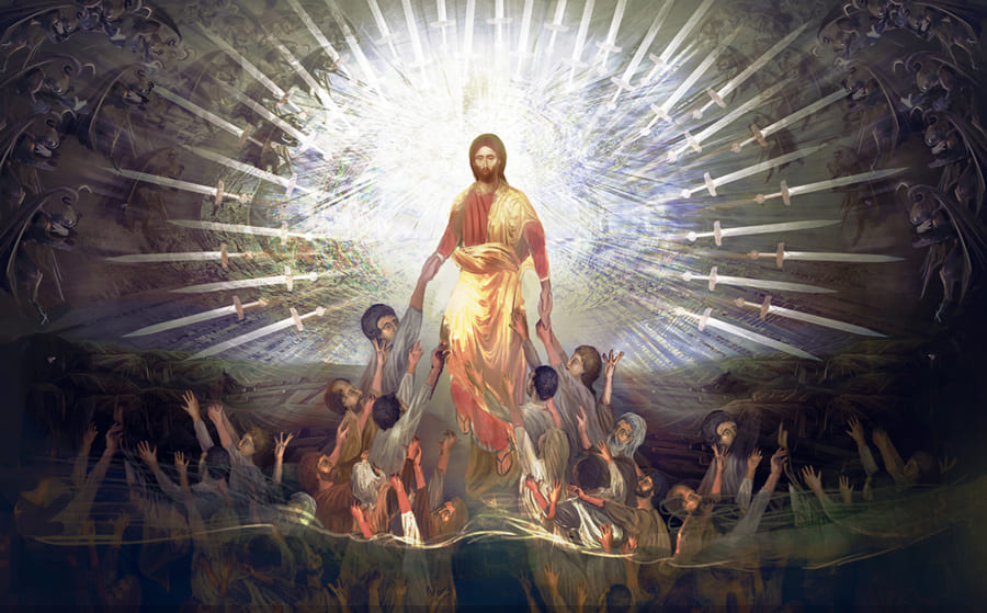 Jesus Painting wallpaper mural