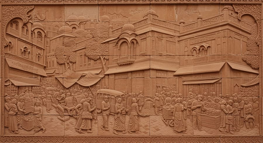 Sandstone wallpaper mural