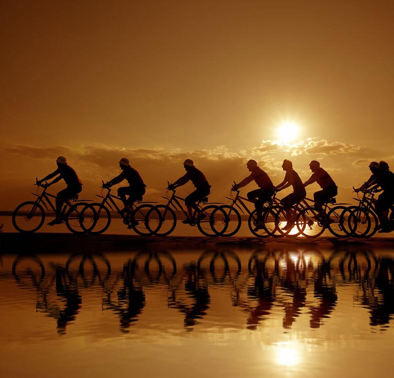 Bike Ride wallpaper mural