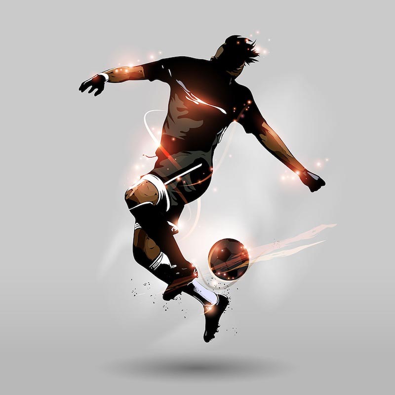Soccer Star wallpaper mural