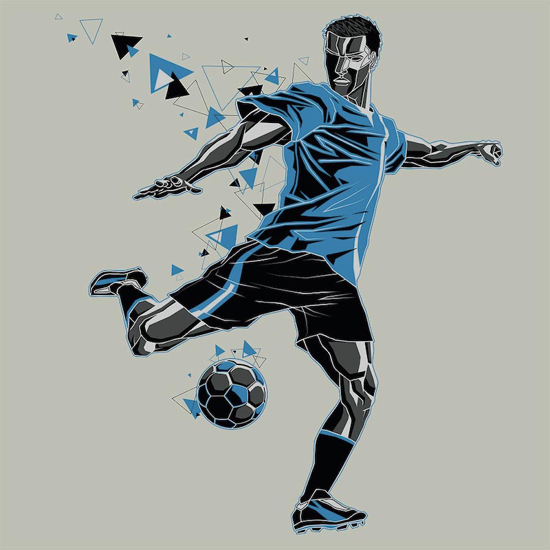 Soccer Player wallpaper mural