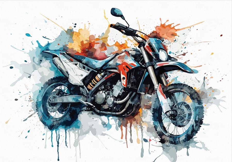 Motorcycle Wall Art wallpaper mural