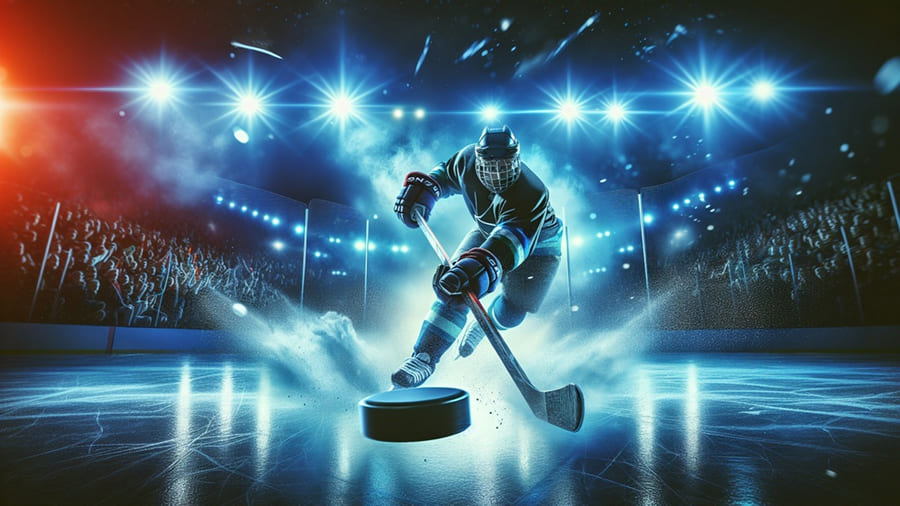 Hockey Poster wallpaper mural