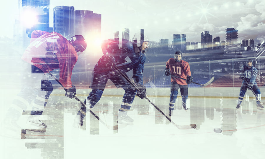 Hockey Game wallpaper mural