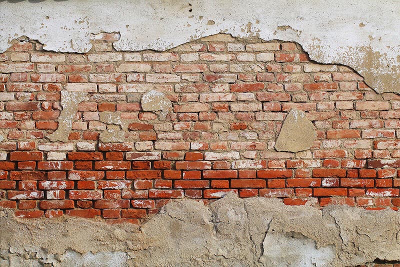 Brick And Concrete Wall wallpaper mural
