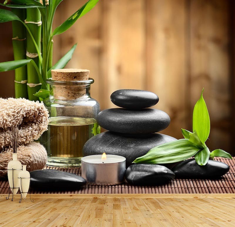 Fitness massage room 2 - Photo wallpaper decor applied