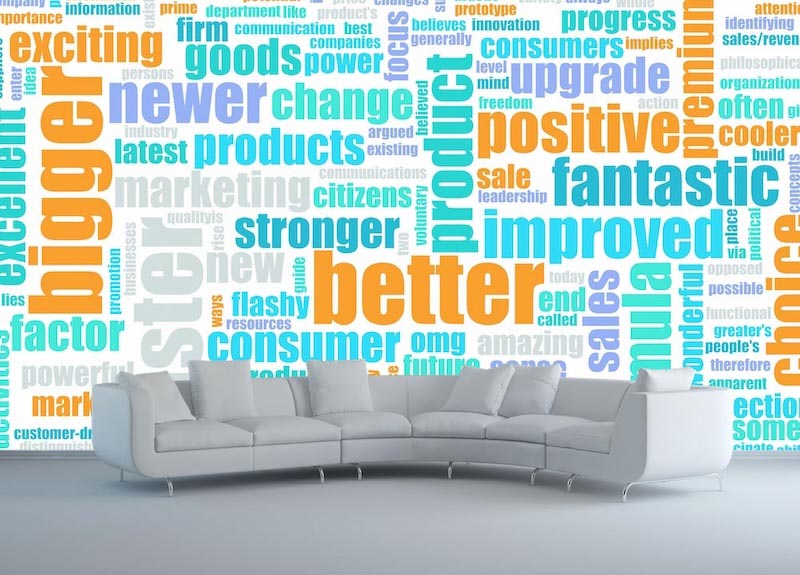 Make your choice - 3D wallpaper decoration applied