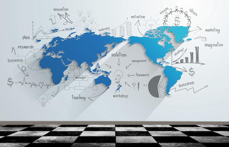 Job management - Mural wallpaper applied